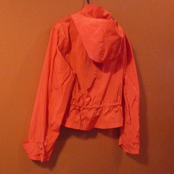 MICHAEL Michael Kors Woman Medium Red Full Zip Pockets Hooded Jacket - Picture 7 of 10